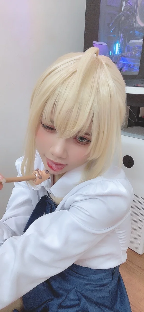 PoppaChan - Artoria Pendragon (Fate) [124P,10V-849MB] tg@simisebaisi 【丝足阁】046.webp